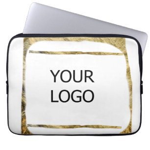 custom add your logo personalized company name pap laptop sleeve