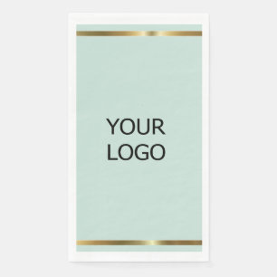custom add your logo personalized company name pap napkin