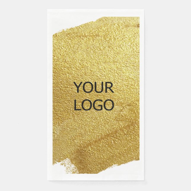 custom add your logo personalized company name pap napkin (Front)