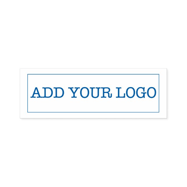 Custom Add Your Logo Self-inking Stamp (Design)