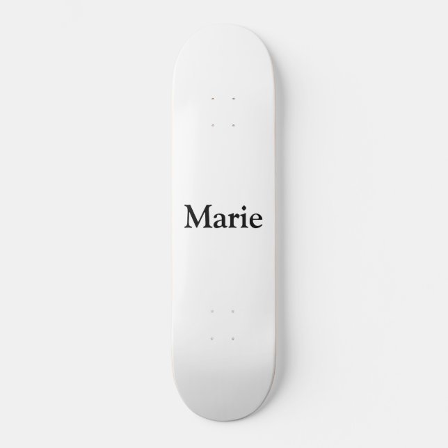custom add your name text personalized skateboard (Front)