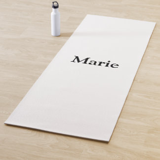 custom add your name text personalized yoga mat