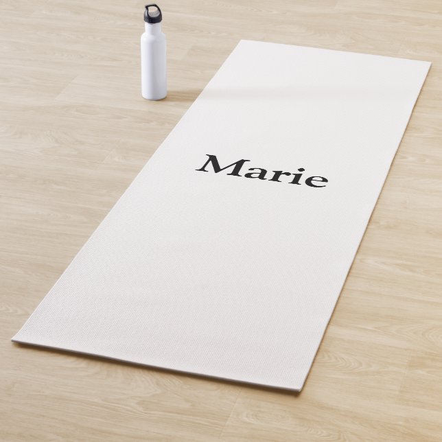 custom add your name text personalized yoga mat (In Situ)