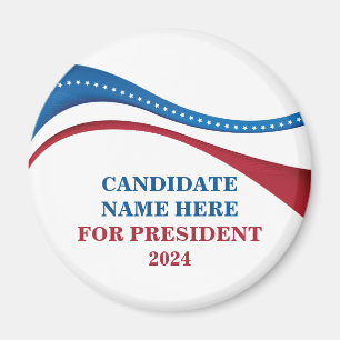 Custom Add Your Own Candidate for President 2024 Magnet