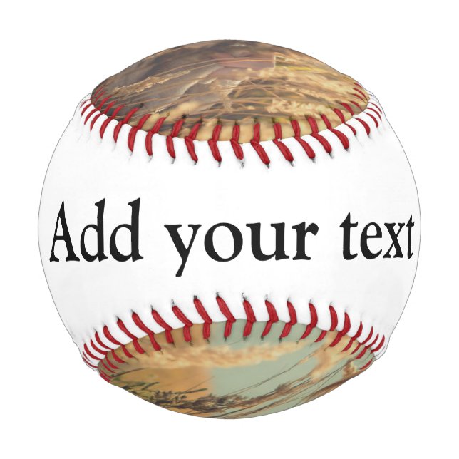custom add your photo christmas personalized    baseball (Back)