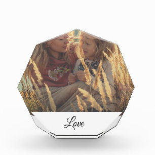 custom add your photo christmas personalized  block