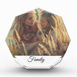 custom add your photo christmas personalized  block