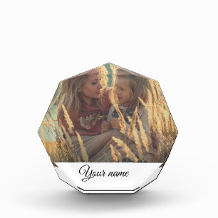 custom add your photo christmas personalized block