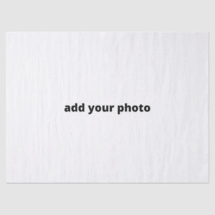 custom add your photo christmas personalized tissue paper