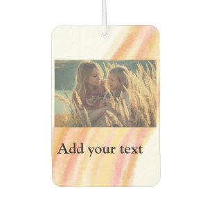 custom add your photo christmas personalized water air freshener