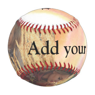 custom add your photo christmas personalized water baseball