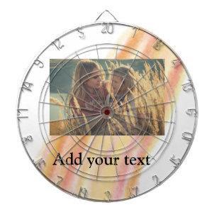 custom add your photo christmas personalized water dartboard