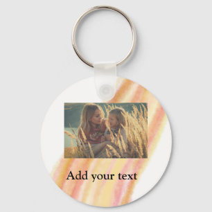 custom add your photo christmas personalized water keychain
