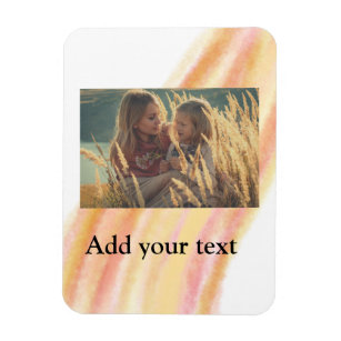 custom add your photo christmas personalized water magnet