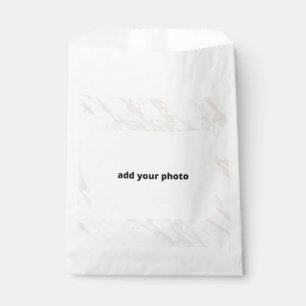 custom add your photo company favour bag