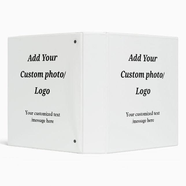 custom add your photo logo your text custom modern binder (Background)