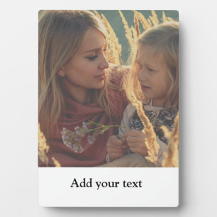 custom add your photo text personalized plaque