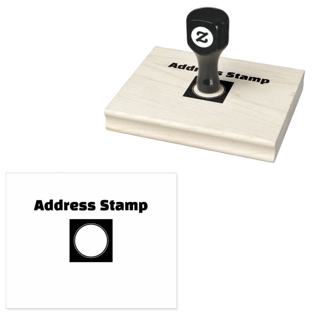 Custom Address-Stamp Jet Black colour Envelopes In Rubber Stamp (Stamped)