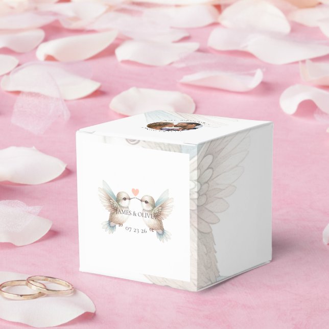 Custom Adorable Wedding Add Your Photo Favor Box (Wedding)