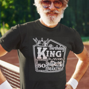 Custom Age Birthday King Personalized years  T-Shirt