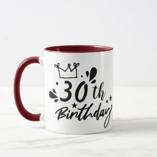Custom Age Birthday Mug - Personalized Coffee Cup