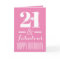 Custom age & fabulous | pastel pink white