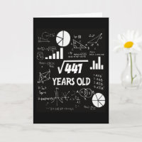 Custom Age Math Equations & Diagrams Birthday Nerd