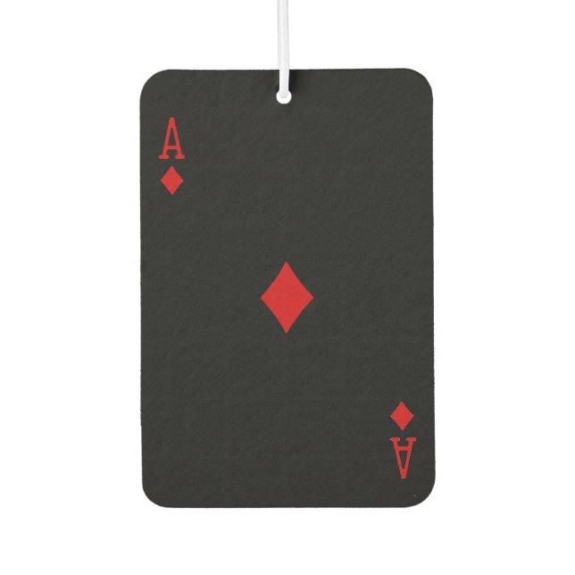 Custom Air Freshener - Ace of Diamonds (Front)