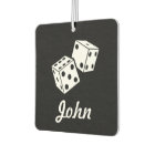 Custom Air Freshener - Dice Name