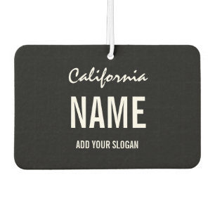 Custom Air Freshener - License Plate State