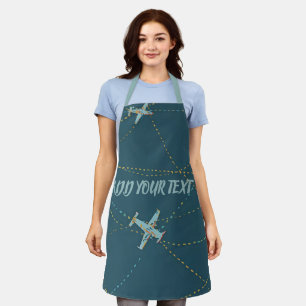 Custom Airplane Apron – Add Your Name or Message