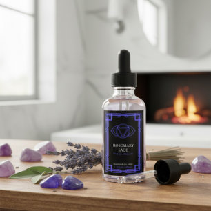 Custom Ajna Third Eye Chakra Essential Oil Label