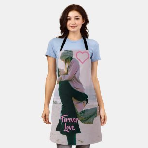 Custom all over photo print T-Shirt Apron