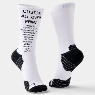 CUSTOM ALL OVER PRINT PREMIUM SPORTS SOCKS