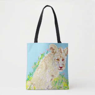 Custom All-Over-Print Tote Bag African Lion