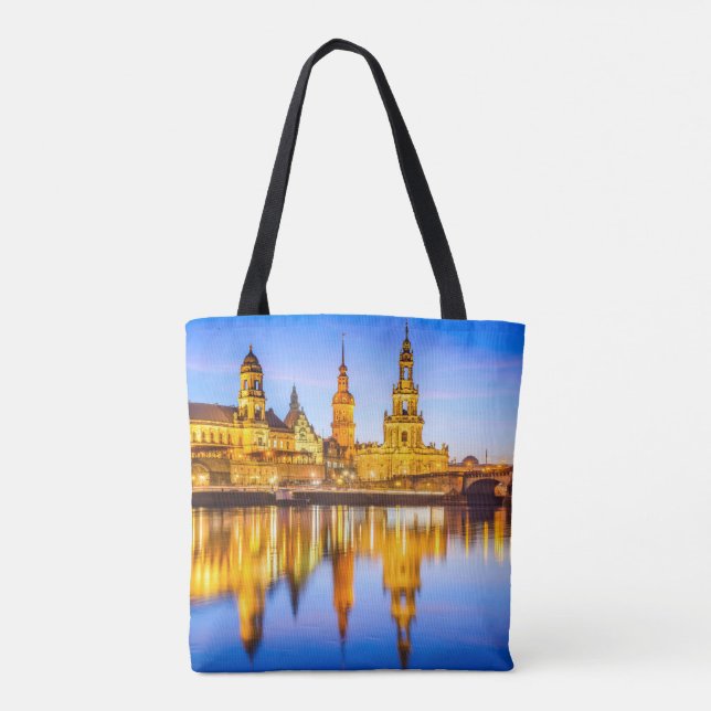 Custom All-Over-Print Tote Bag Dresden (Back)