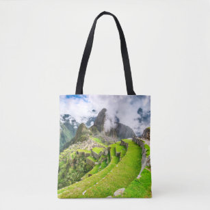 Custom All-Over-Print Tote Bag Machu Picchu, Cusco