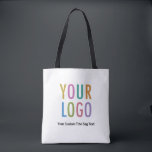 Custom All-Over-Print Tote Bag with Business Logo<br><div class="desc">Easily personalize this all-over-print tote bag with your own business logo and promotional text. This design accommodates double sided printing. The dimensions of the medium tote bag are 16 inch x 16 inch. Also available in large size and crossbody bag option. No minimum order quantity and no setup fee. Made...</div>