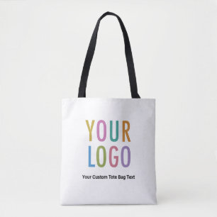 Custom All-Over-Print Tote Bag with Business Logo