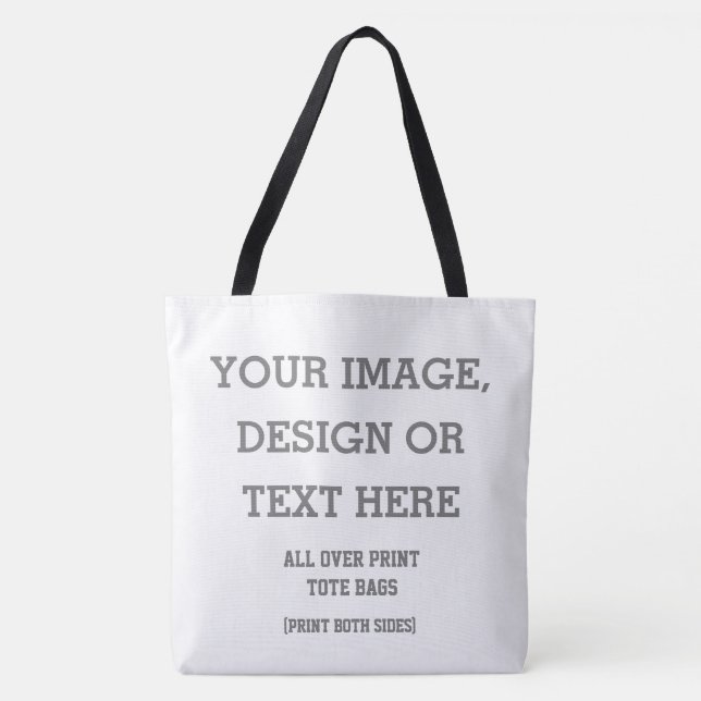 Custom All Over Print Tote - Personalized Design (Front)
