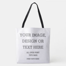 Custom All Over Print Tote - Personalized Design