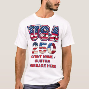 Custom America 250 Parade Festival T-Shirt