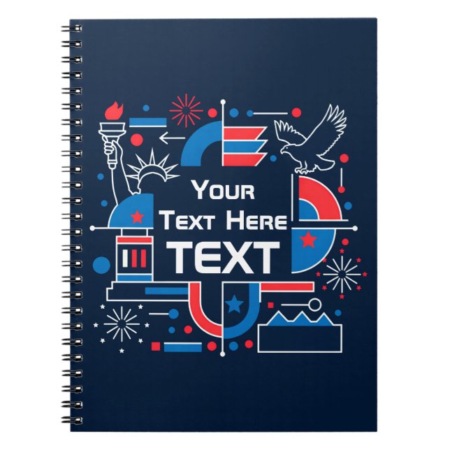Custom America’s 250th anniversary Notebook (Front)