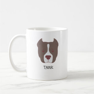 Custom American Bully Dog Gift Personalized Name Coffee Mug