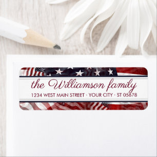 Custom American Flag Red White Blue Stripes Stars