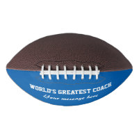 Custom American Football | World's Greatest Coach