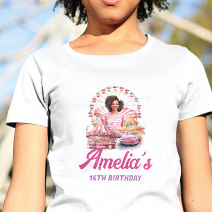 Custom Amusement Park African American T-Shirt