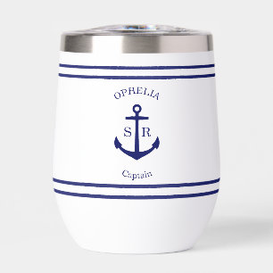Custom Anchor Emblem (white & blue)