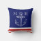 Custom Anchor Sailor Pillow