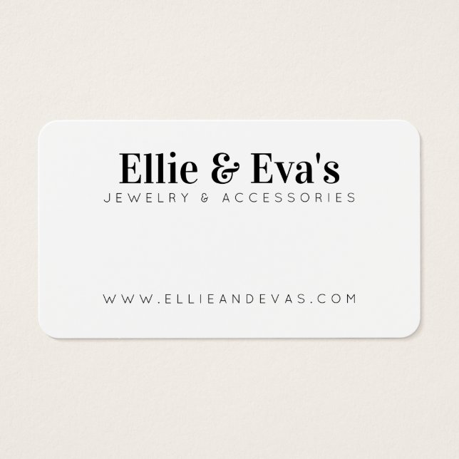 Custom and Clean Modern Design Business Card (Front)